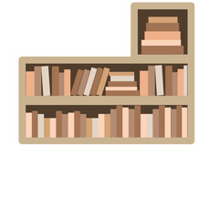 bookshelf with books