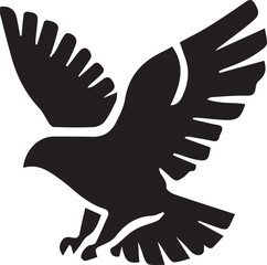 hand drawn vector eagle