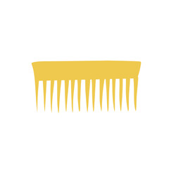 colorful hair comb vector