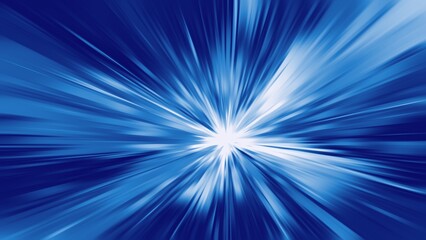 Blue abstract background bright explosion of fire and light