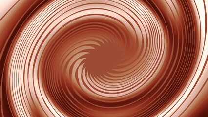 Abstract blur Mocha Mousse color gradient background. Swirl brown beige textured backdrop. Luxury template. Premium banner. space. Tech card. Cover design. Layout. Spiral vortex. Flyer. Creamy texture