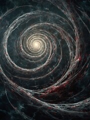 abstract fractal background space surreal