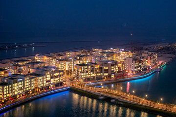 Aerial view of Gewan island Pearl Qatar  © hasan