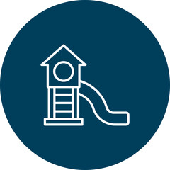Play Ground Vector Icon Design
