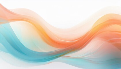 transparent wave flow on a white background graphic resource