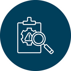Research Vector Icon Design
