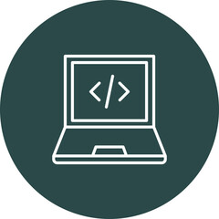 Laptop Vector Icon Design