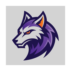 Obraz premium wolf head vector