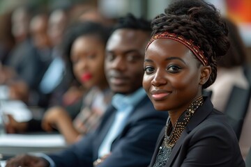 Obraz premium Recruitment and Interview Process for African Group Job Opportunities