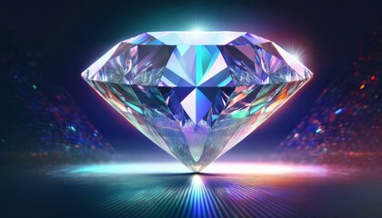 The contrast of cold space and sparkling gems captivates.  