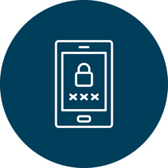 Security Code Vector Icon Design