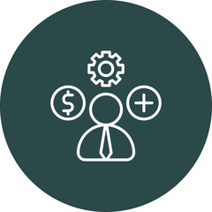 Employee Benefits Vector Icon Design