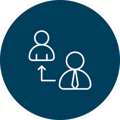 Referrals Vector Icon Design