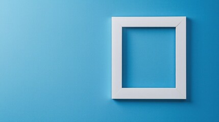 A simple white border around a blank, customizable space, perfect for framing text or images.