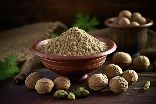 Indian Ayurvedic Triphala Powder for Digestion Health and Wellness