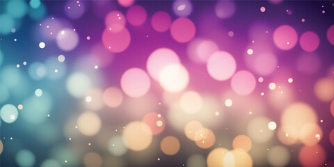 Obraz premium abstract background.abstract colorful bokeh background. Abstract Yellow Violet Glitter Christmas Light blurred background. abstract shiny vintage background . 