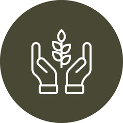Community Garden Vector Icon Design