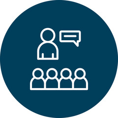 Mentoring Vector Icon Design