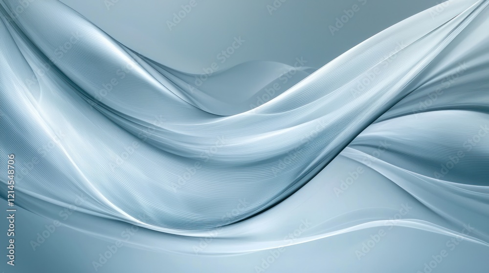 Wall mural a smooth, flowing curve in an abstract design, representing fluidity and movement.