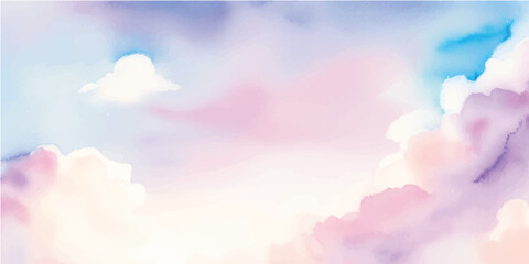 Watercolor painted background. Abstract Illustration wallpaper. Brush stroked painting.