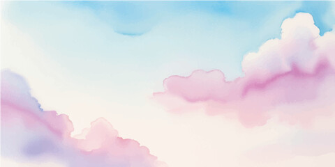 Watercolor painted background. Abstract Illustration wallpaper. Brush stroked painting.