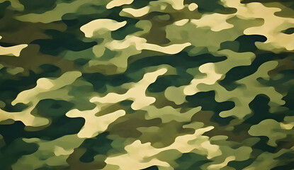 Fototapeta premium camouflage, blurred background, khaki green color, army print, stylish design for uniform
