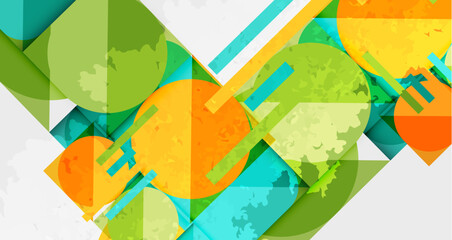 Grainy texture geometric abstract background. Vector Illustration For Wallpaper, Banner, Background, Card, Book Illustration, landing page