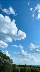 Fototapeta premium blue sky with clouds