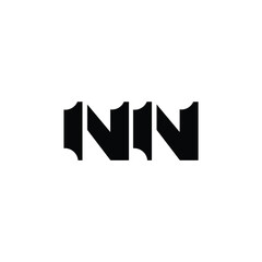 NN monogram logo design letter text name symbol monochrome logotype alphabet character simple logo