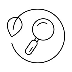 Ecology and Nature Green Icon. Concept of Green Technology, Climate Change, Environmental Sustainability Symbol in Minimal Style. Editable Stroke Vector Illustration Line Icon