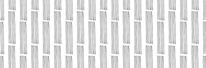 Small dash seamless pattern. Minimalistic black and white texture with a clean geometric style. Ideal for stationery, fabric prints, digital designs, home decor, and more. Vector illustration