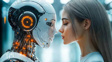 Human and AI Robot Connecting Emotionally: The Future of Relationship Technology