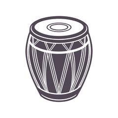 Conga Drum Silhouette Vector Design