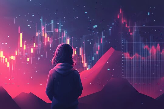 Business data and stock market analysis, currency exchange. Businessman analyzing financial graph, forex chart, economic growth, business finance and investment background - Powered by Adobe