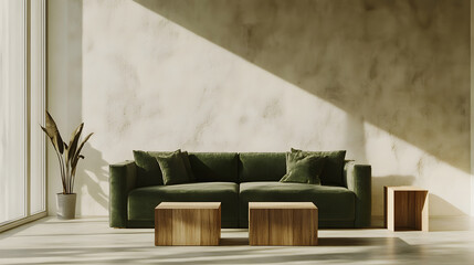 Peaceful seating area featuring a mix of neutral tones and contemporary style.