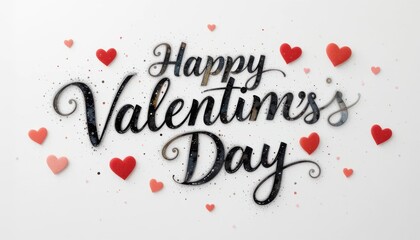 Valentine's Day Wishes: Surrounded by Hearts