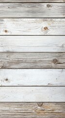 Naklejka premium Rustic wooden planks with faded paint and natural imperfections