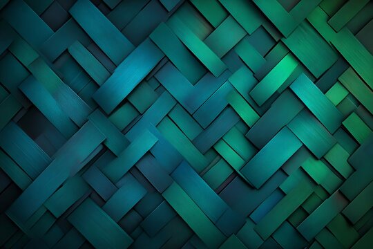 Blue and Green Binary Code Digital Background
