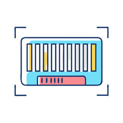 barcode icon, barcode vector illustration-simple illustration of barcode, perfect for barcode logos and icons
