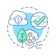 clean air icon, clean air vector illustration-simple illustration of clean air, perfect for clean air logos and icons