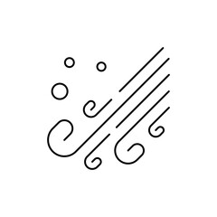 Naklejka premium Outline Wind icon