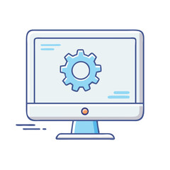 display settings icon, display settings vector illustration-simple illustration of display settings, perfect for display settings logos and icons
