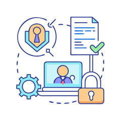 it governance icon, it governance vector illustration-simple illustration of it governance, perfect for it governance logos and icons