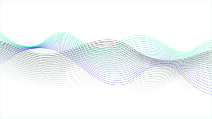 A vibrant digital abstract pattern with smooth, smooth flowing wave lines dynamic blue purple pink gradient isolated on transparent background 