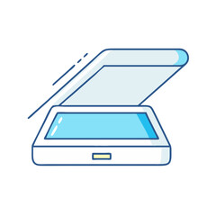 scanner icon, scanner vector illustration-simple illustration of scanner, perfect for scanner logos and icons