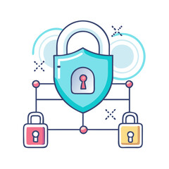 secure connection icon, secure connection vector illustration-simple illustration of secure connection, perfect for secure connection logos and icons