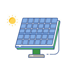 solar panel icon, solar panel vector illustration-simple illustration of solar panel, perfect for solar panel logos and icons
