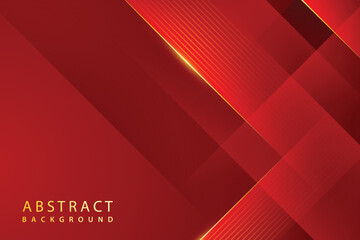 abstract diagonal vector luxury red and gold background modern creative concept eps10
