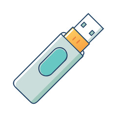 usb drive icon, usb drive vector illustration-simple illustration of usb drive, perfect for usb drive logos and icons