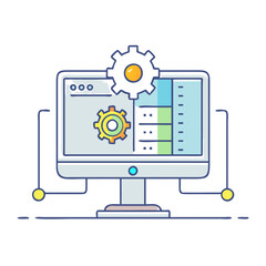 virtual machine icon, virtual machine vector illustration-simple illustration of virtual machine, perfect for virtual machine logos and icons